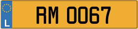Truck License Plate